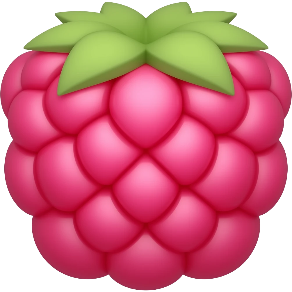 No raspberry pink emoji