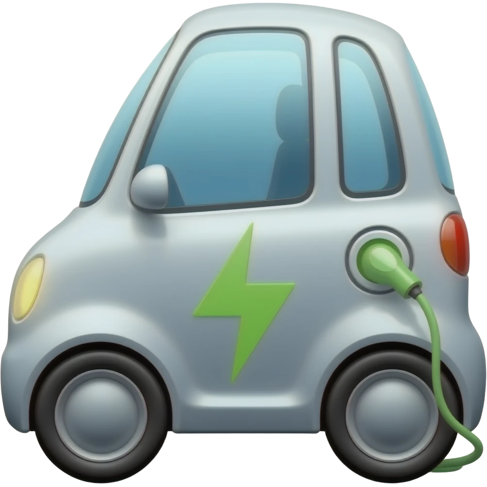 electric car chargign emoji