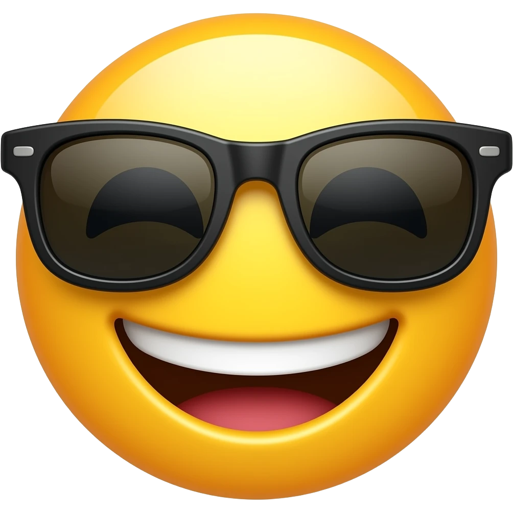 😂+😎= emoji