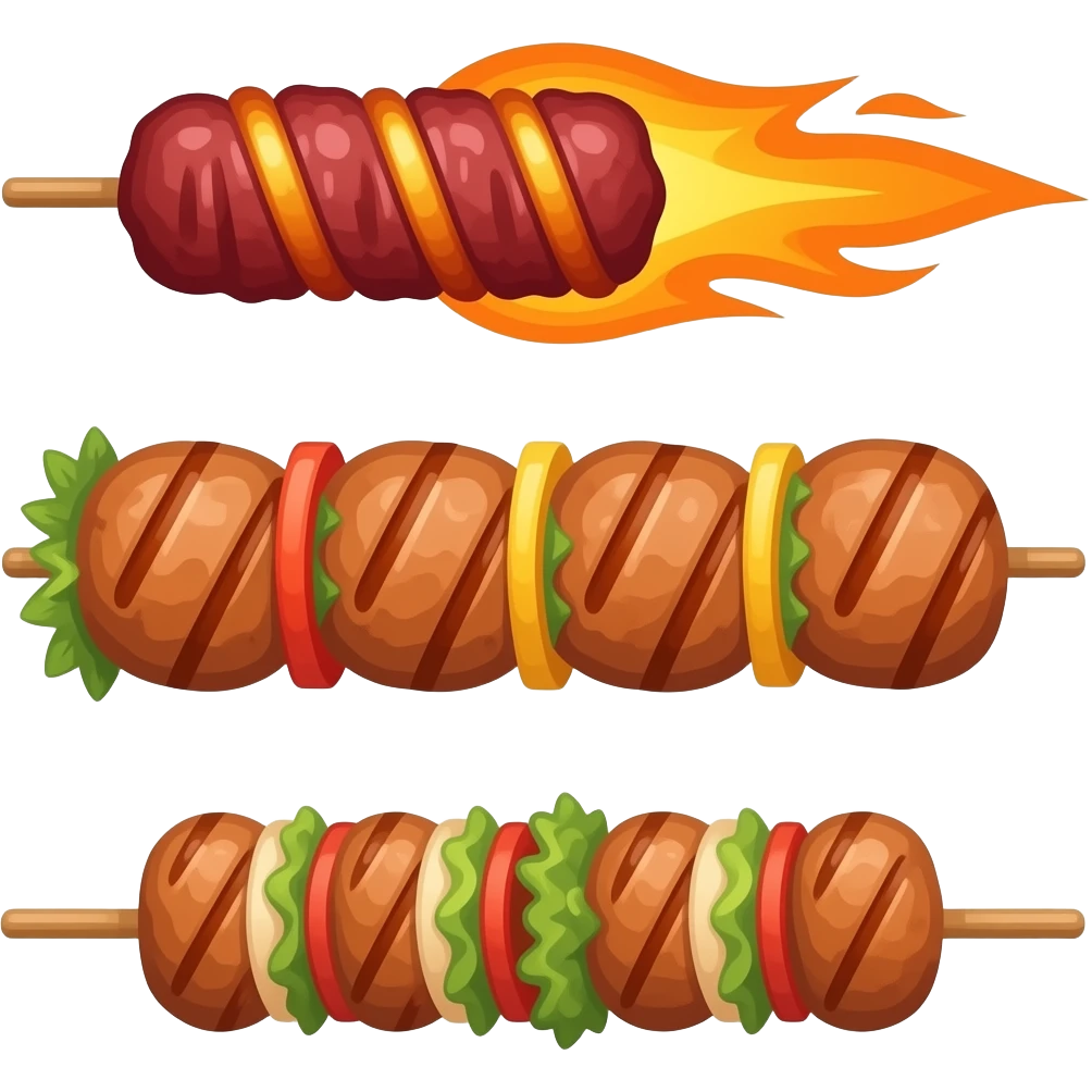 bbq churrasco kebabs emoji