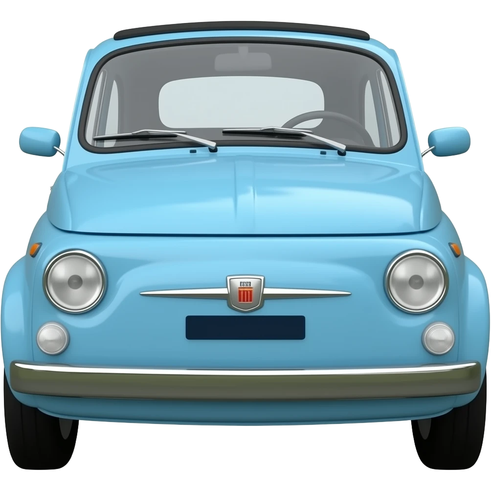 pastel blue fiat emoji