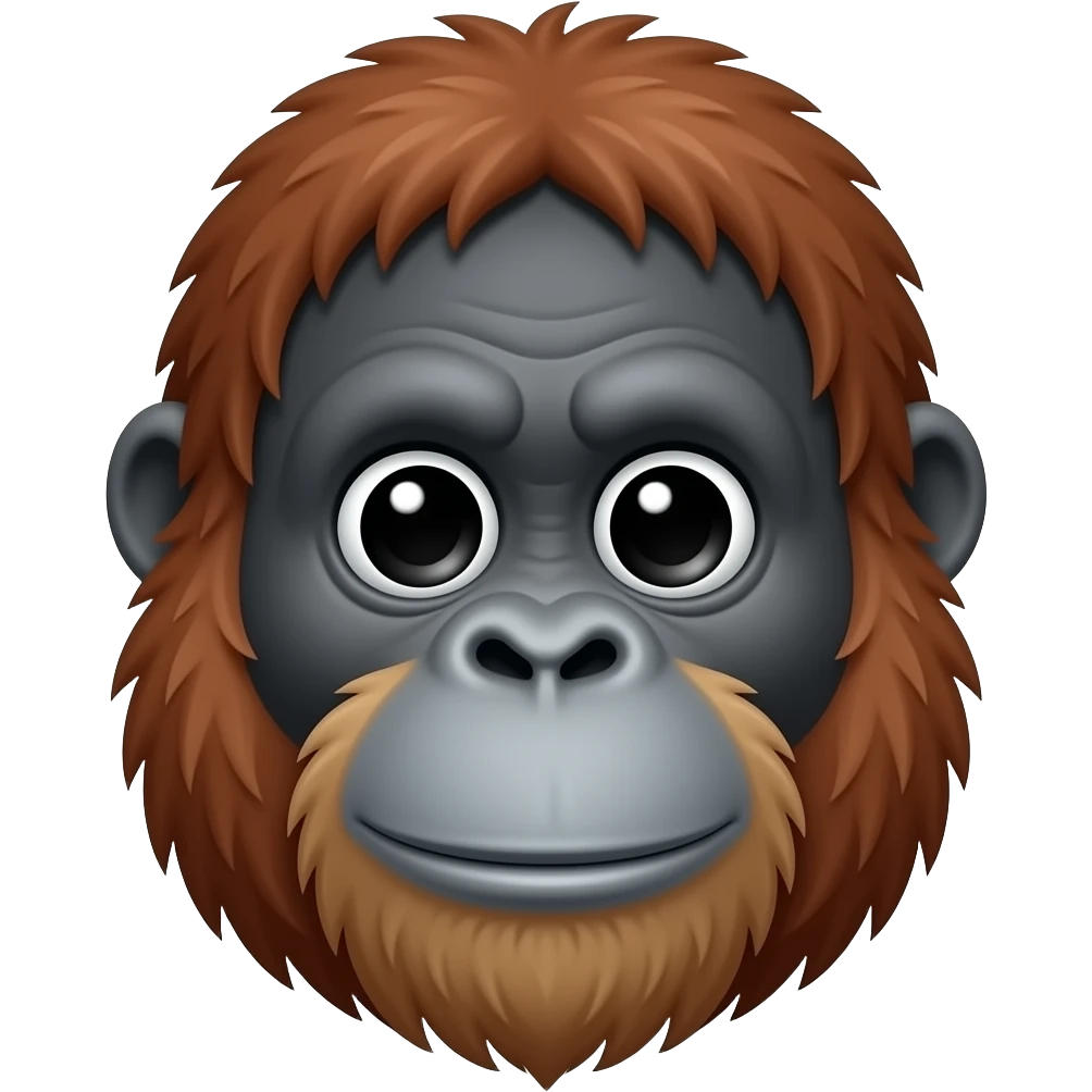 orangutan face emoji