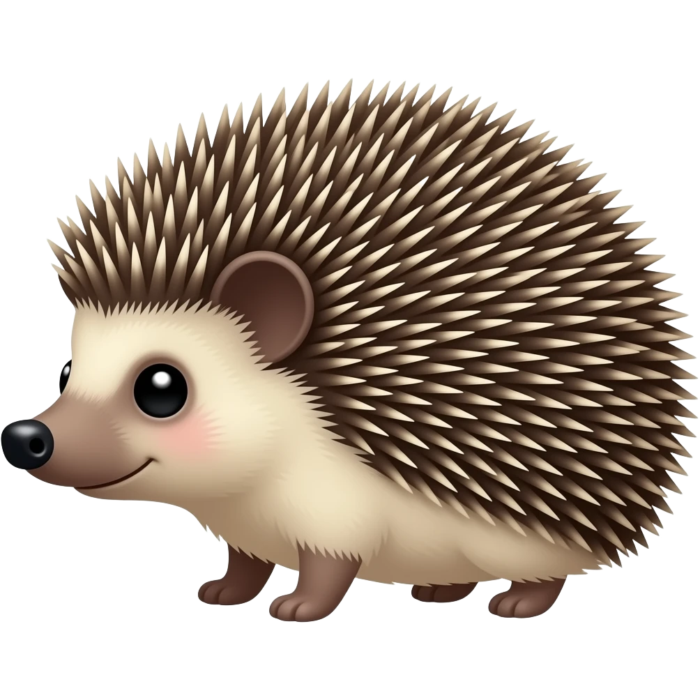 hedgehog with spike emoji