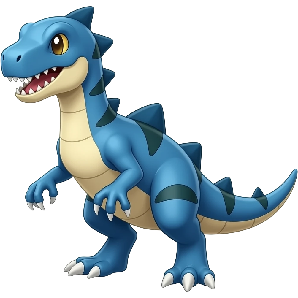 blue gensect raptor fakemon emoji