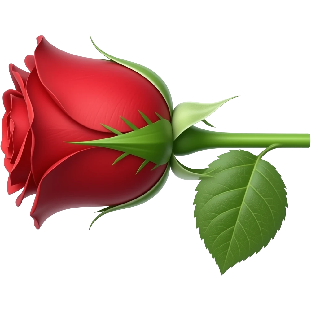 🌹this exact same rose emoji with stem rotated horizontal emoji