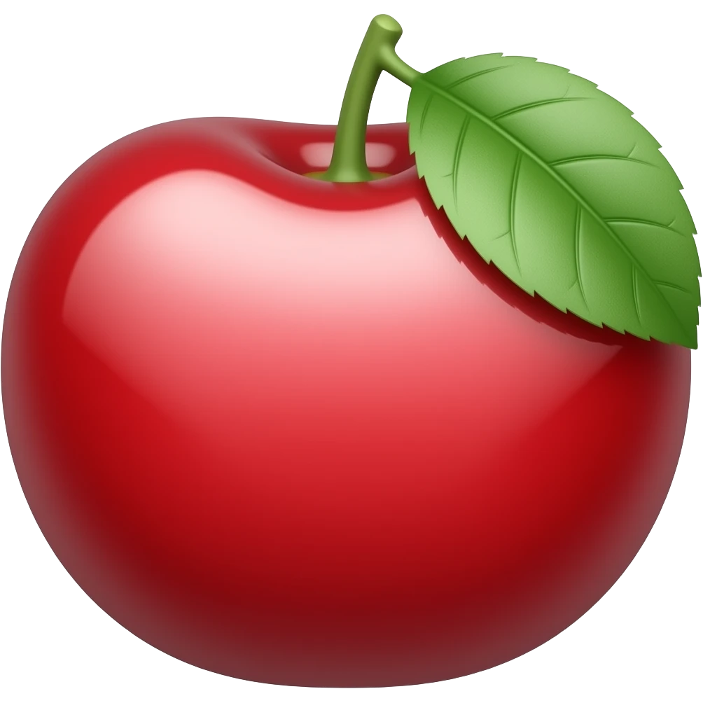 Cherry red emoji