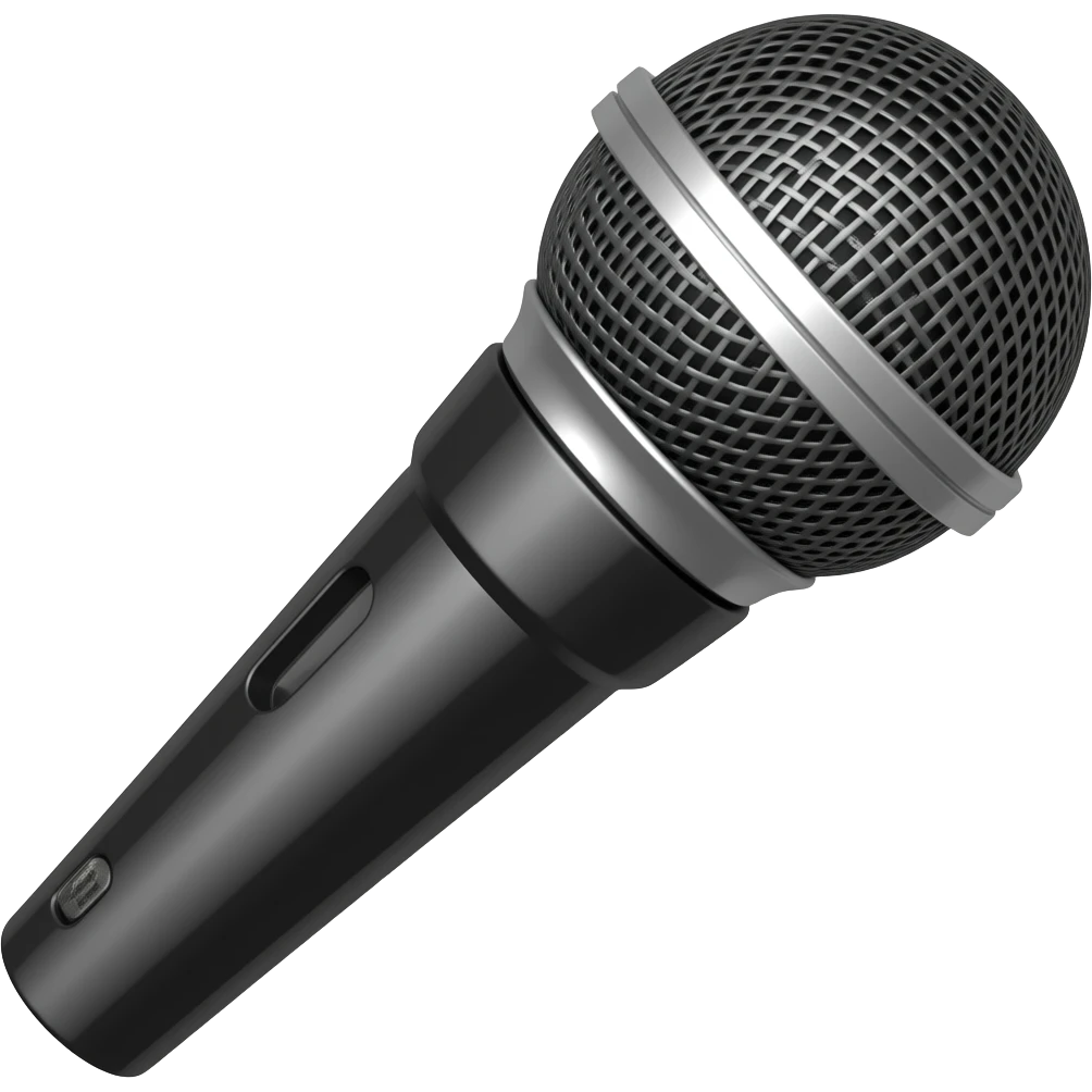 Microphone emoji