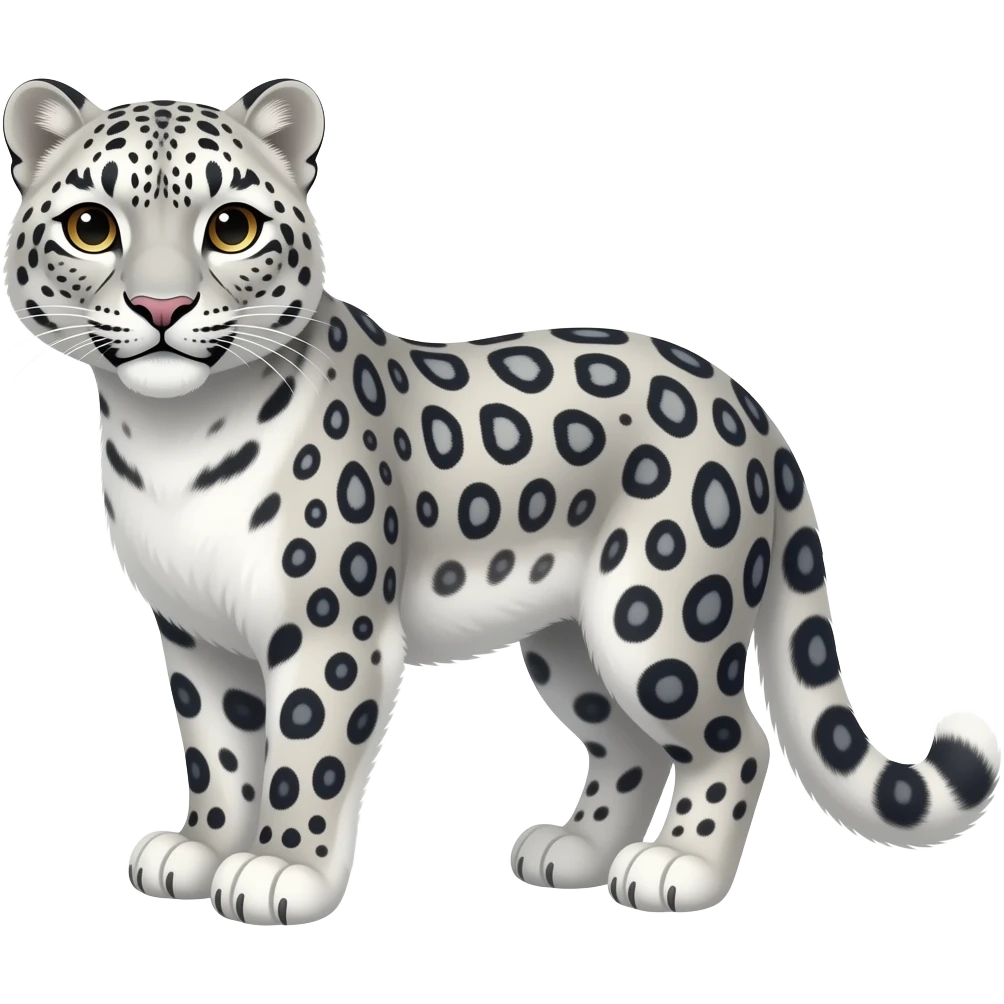 snow leopard emoji