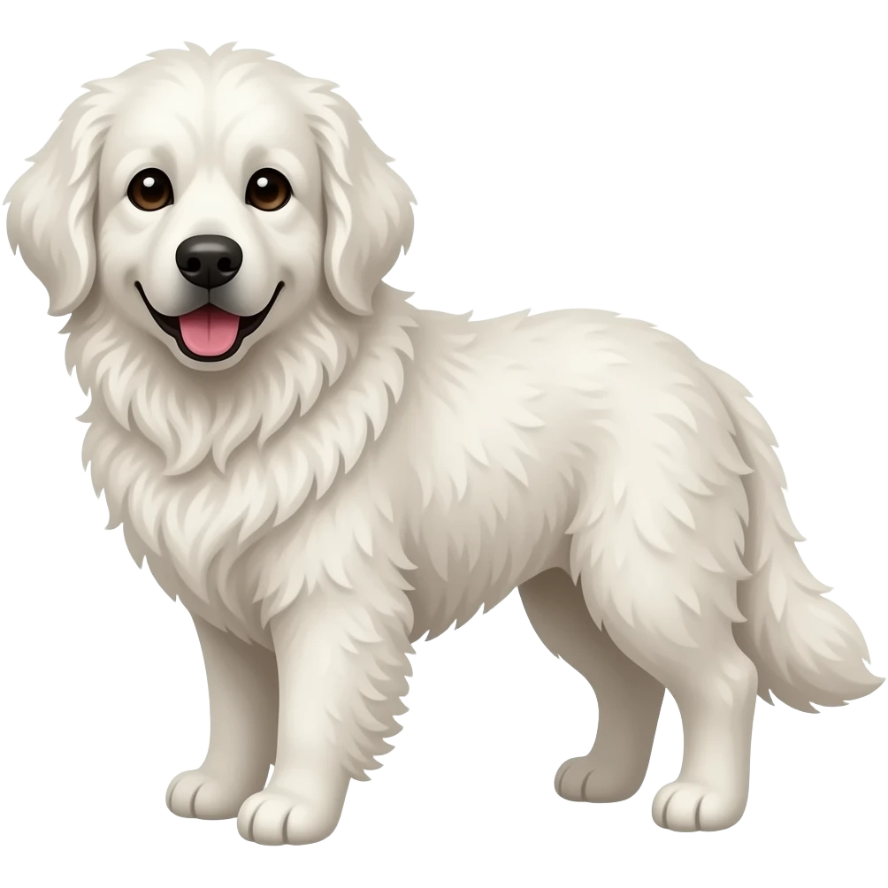 Pyrenean mountain dogs emoji