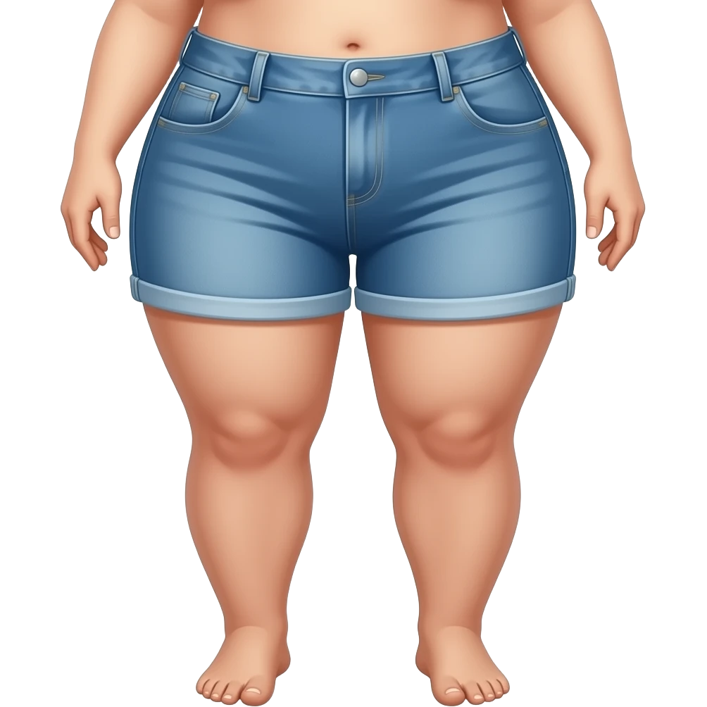 Thick chunky thighs and legs emoji