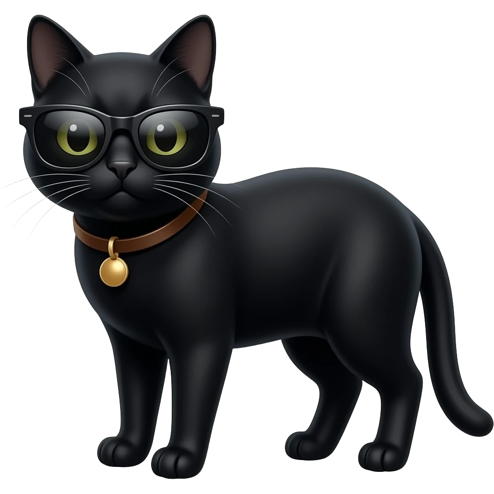 Cat wearing sunglasses emoji