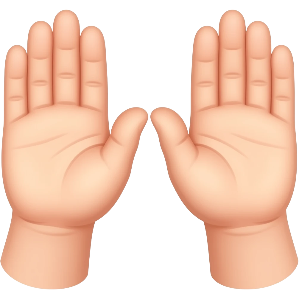 hi five baby hands emoji