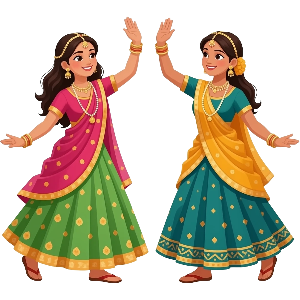 Garba festival emoji