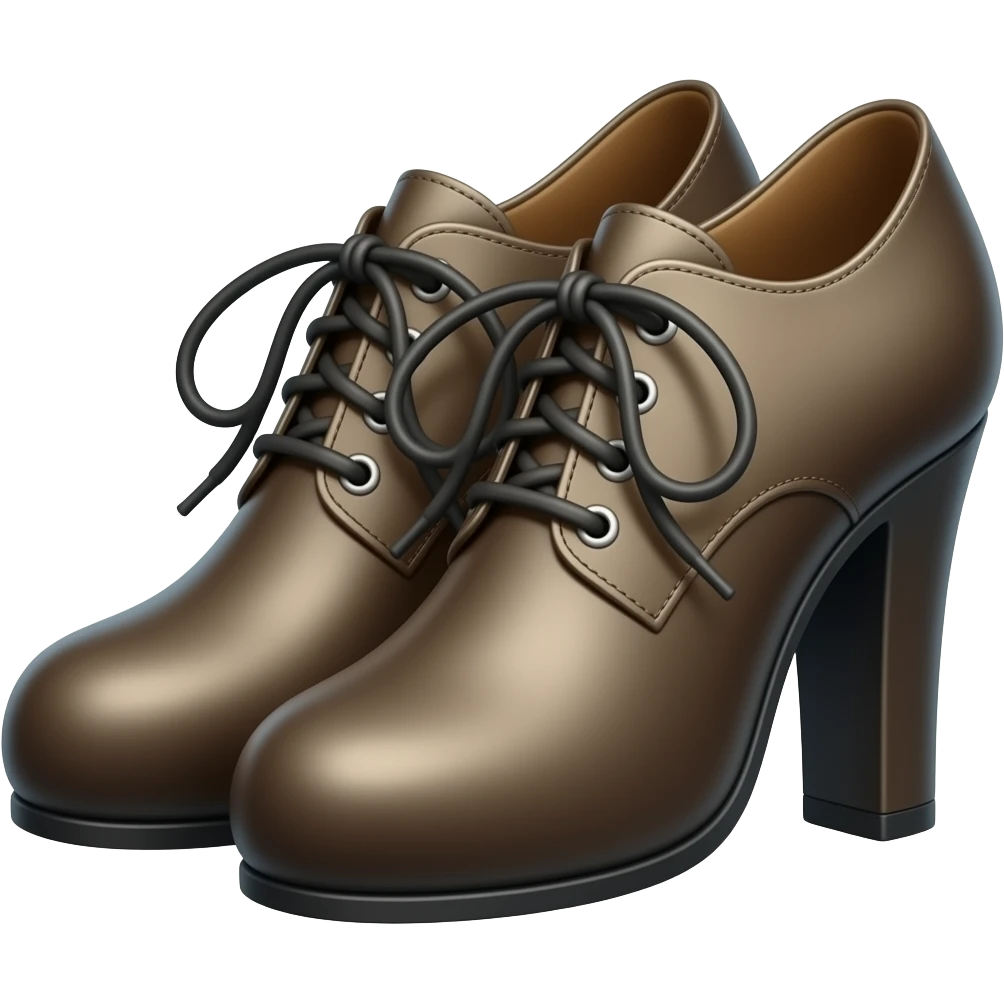 Tap dance shoes with laces emoji