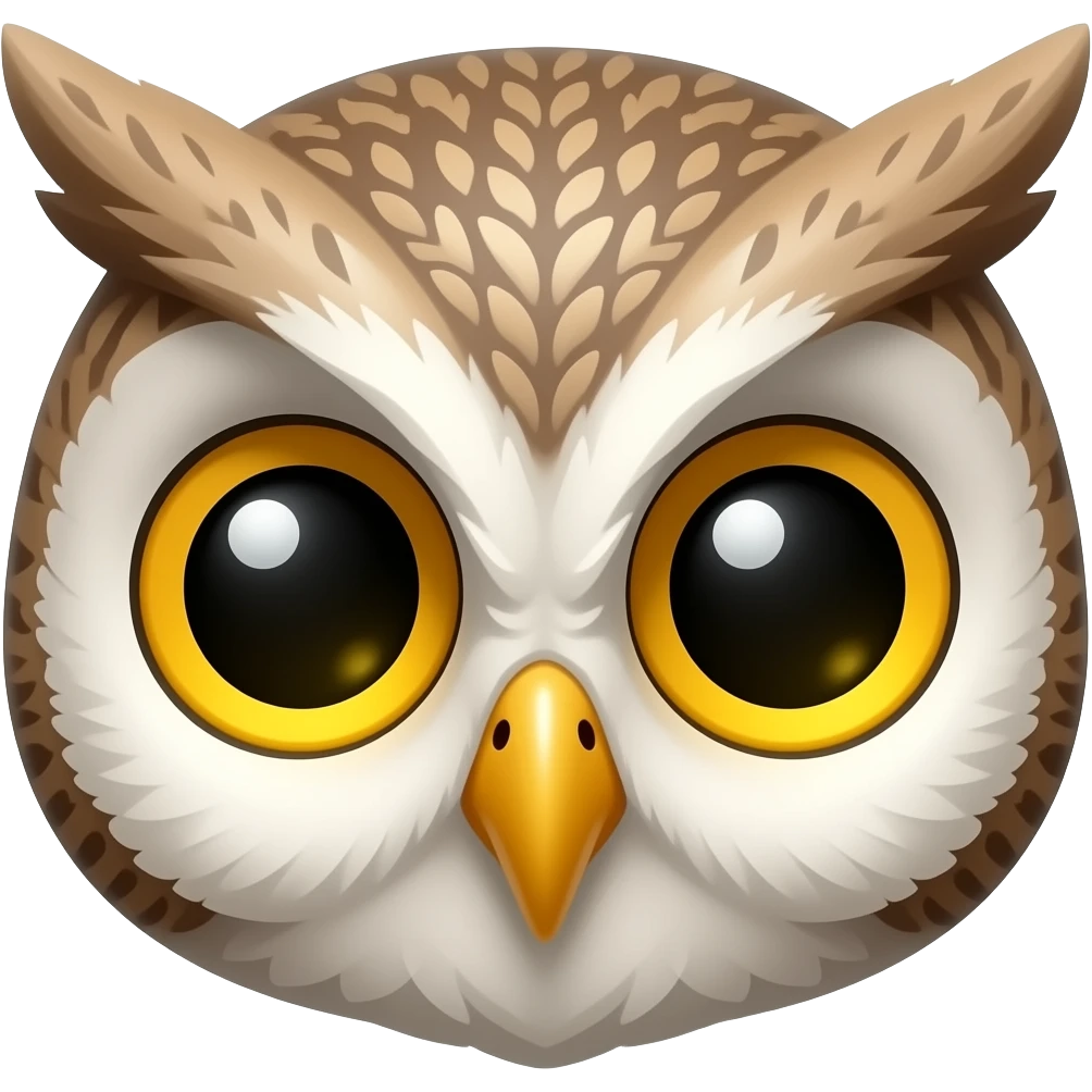 Owl face emoji