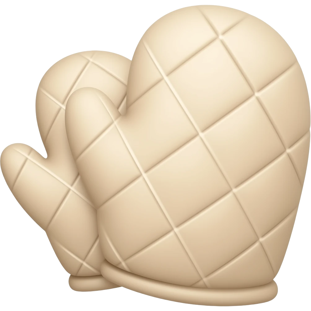 oven mitts cartoonish and soft emoji