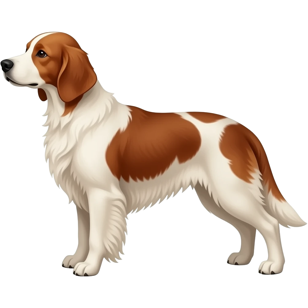 Irish red and white setter emoji