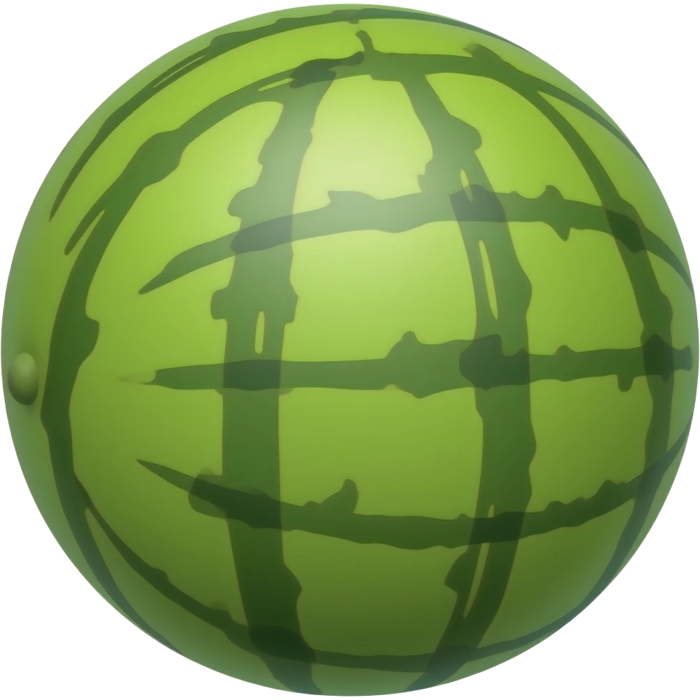 Yellow watermelon emoji