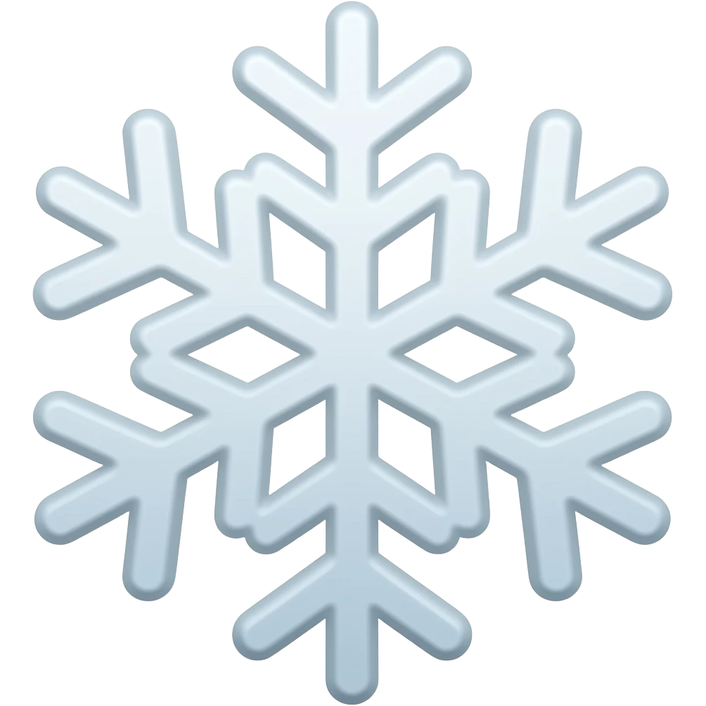Snow emoji