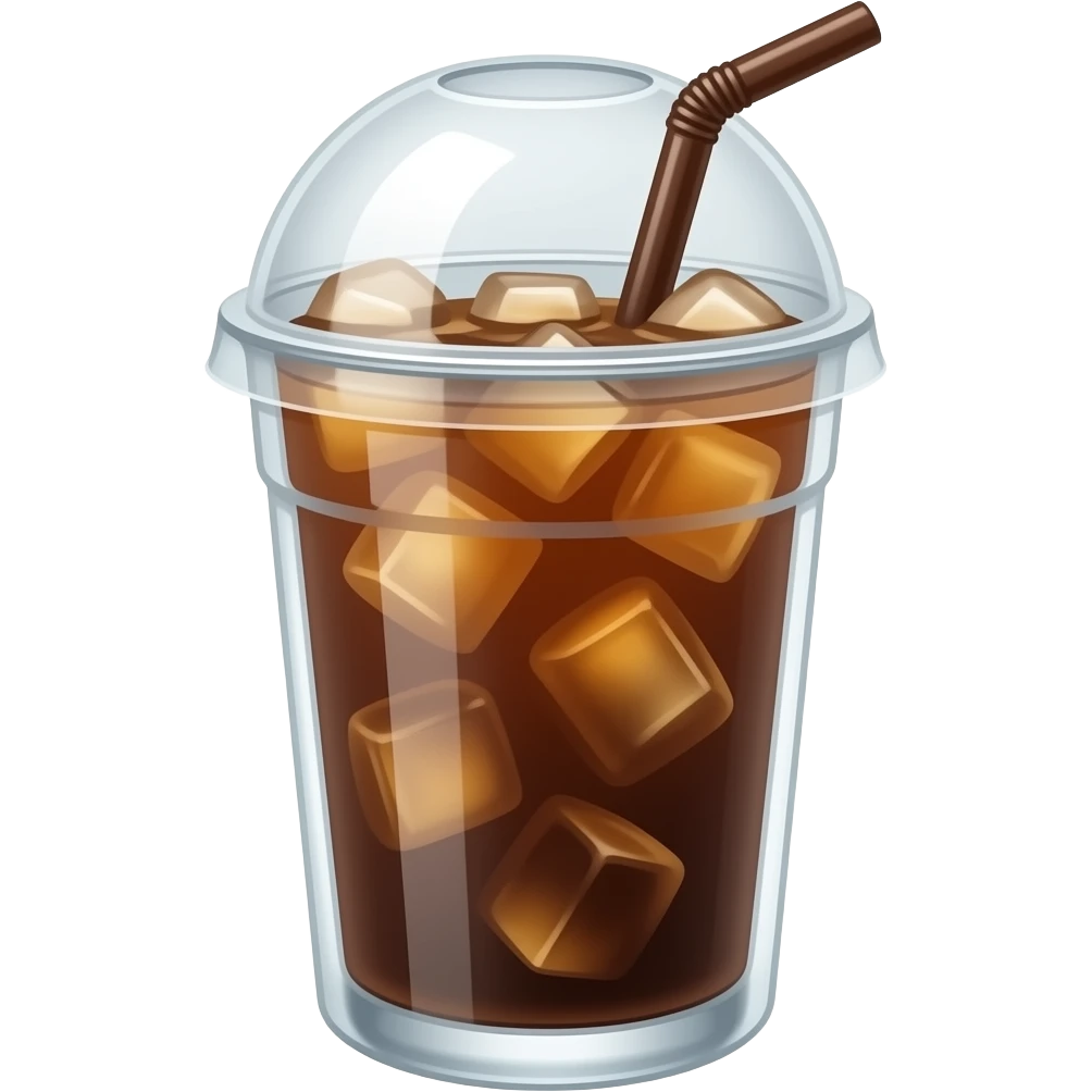 Café gelado emoji