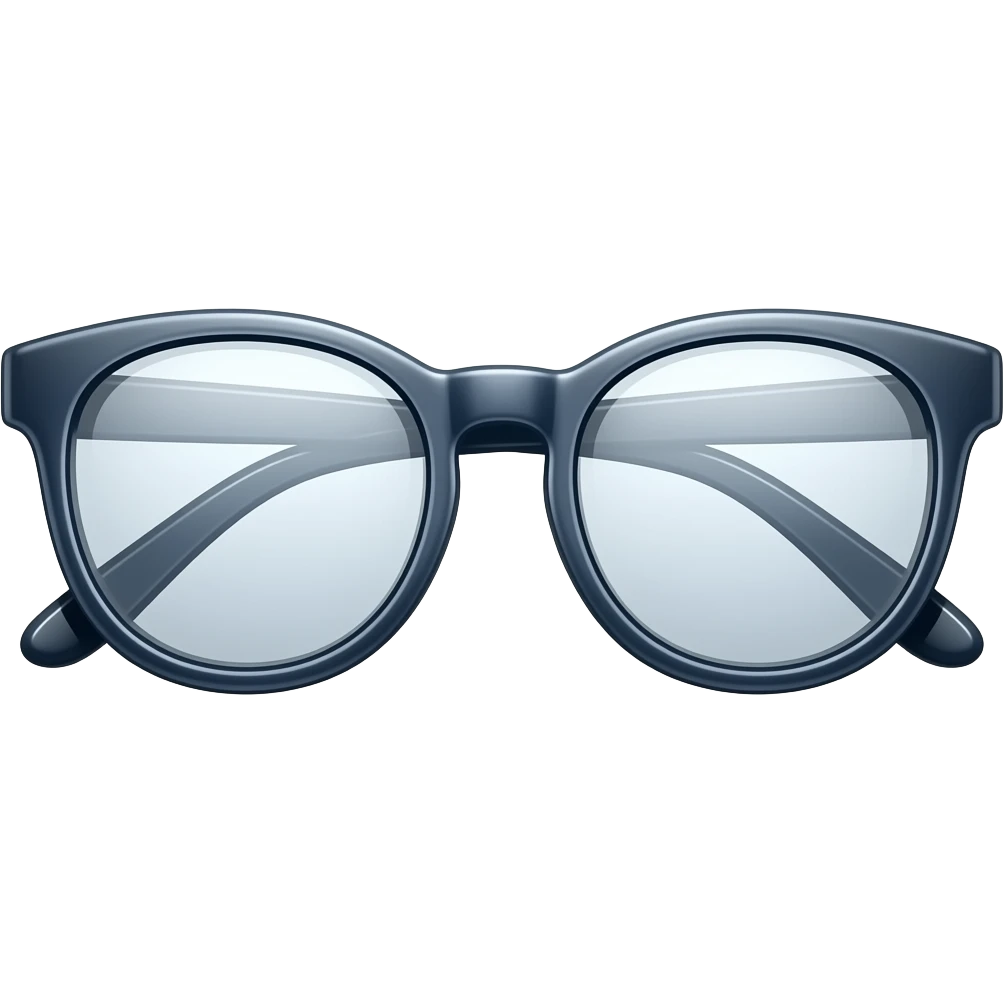 Triangle glasses emoji