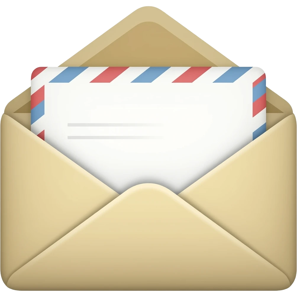 Create high-quality glossy emojis with a vibrant modern style.Make the emojis look premium, shiny, and eye-catching with bright highlights, smooth gradients, soft reflections, and glowing details.Mail emoji emoji