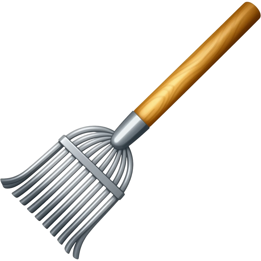 Only a rake emoji