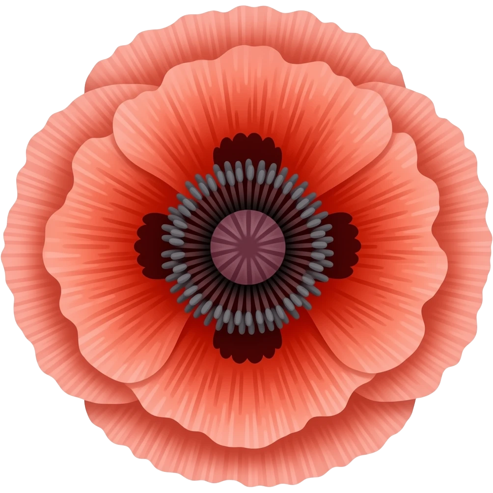 POPPY FLOWER coding emoji