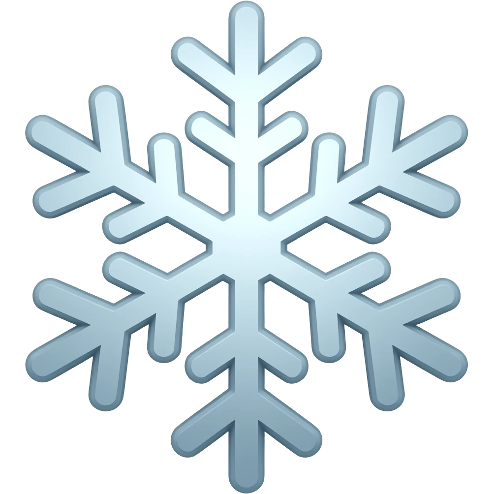 Snow emoji