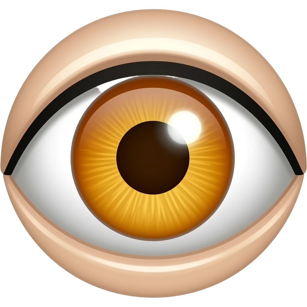 amber eye emoji