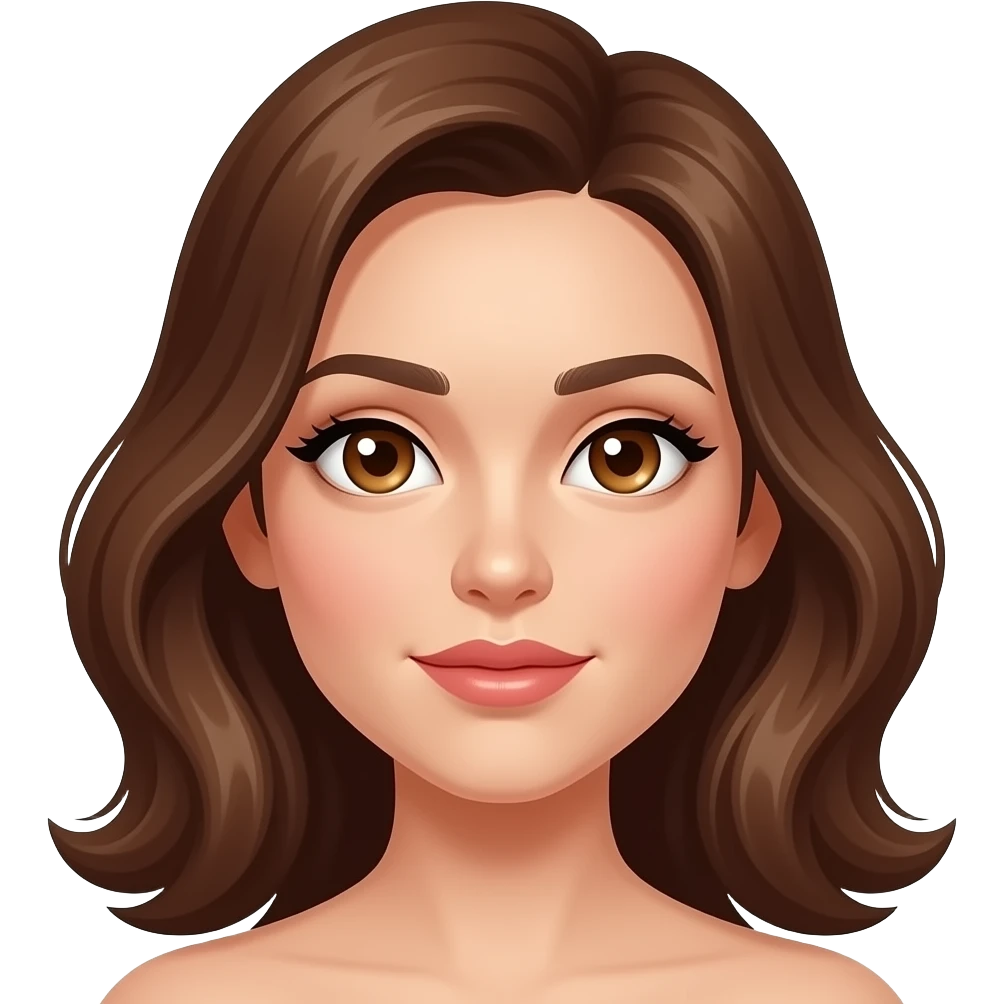 Heart eyes like she's fallen in love emoji | AI Emoji Generator