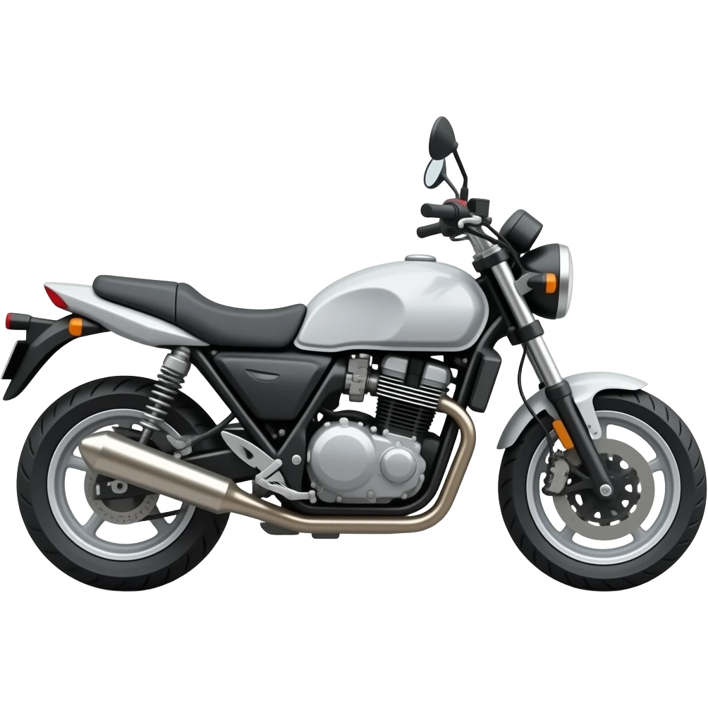 motorcycle, simple, side emoji