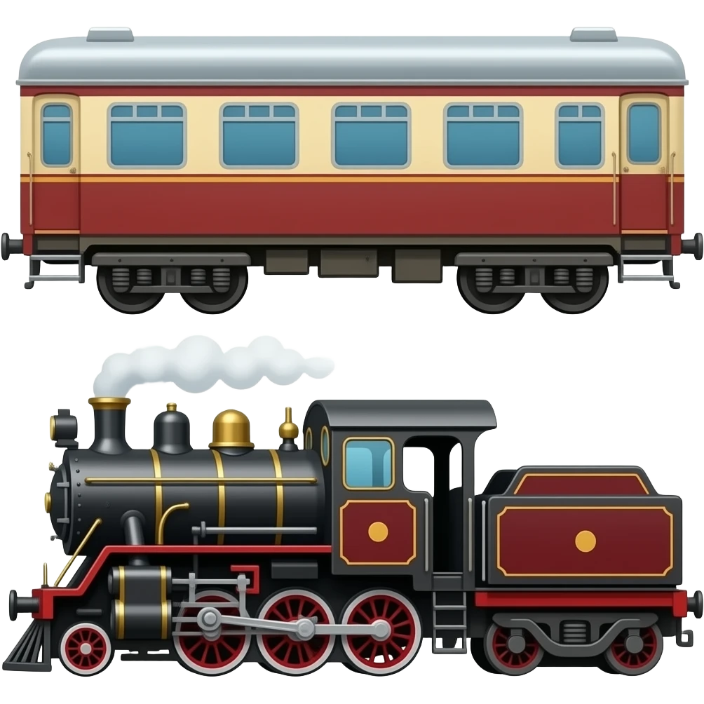 🚂🚃🚃 emoji