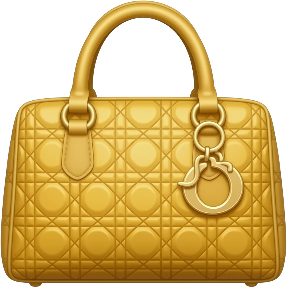 yellow dior bag emoji