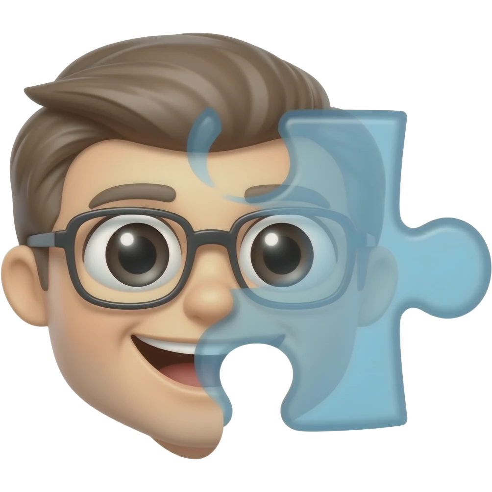 🧩 + 😊 emoji