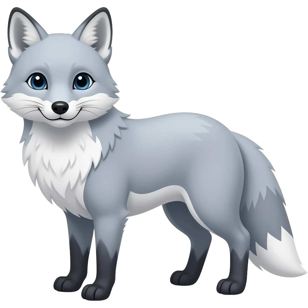 silver fox emoji