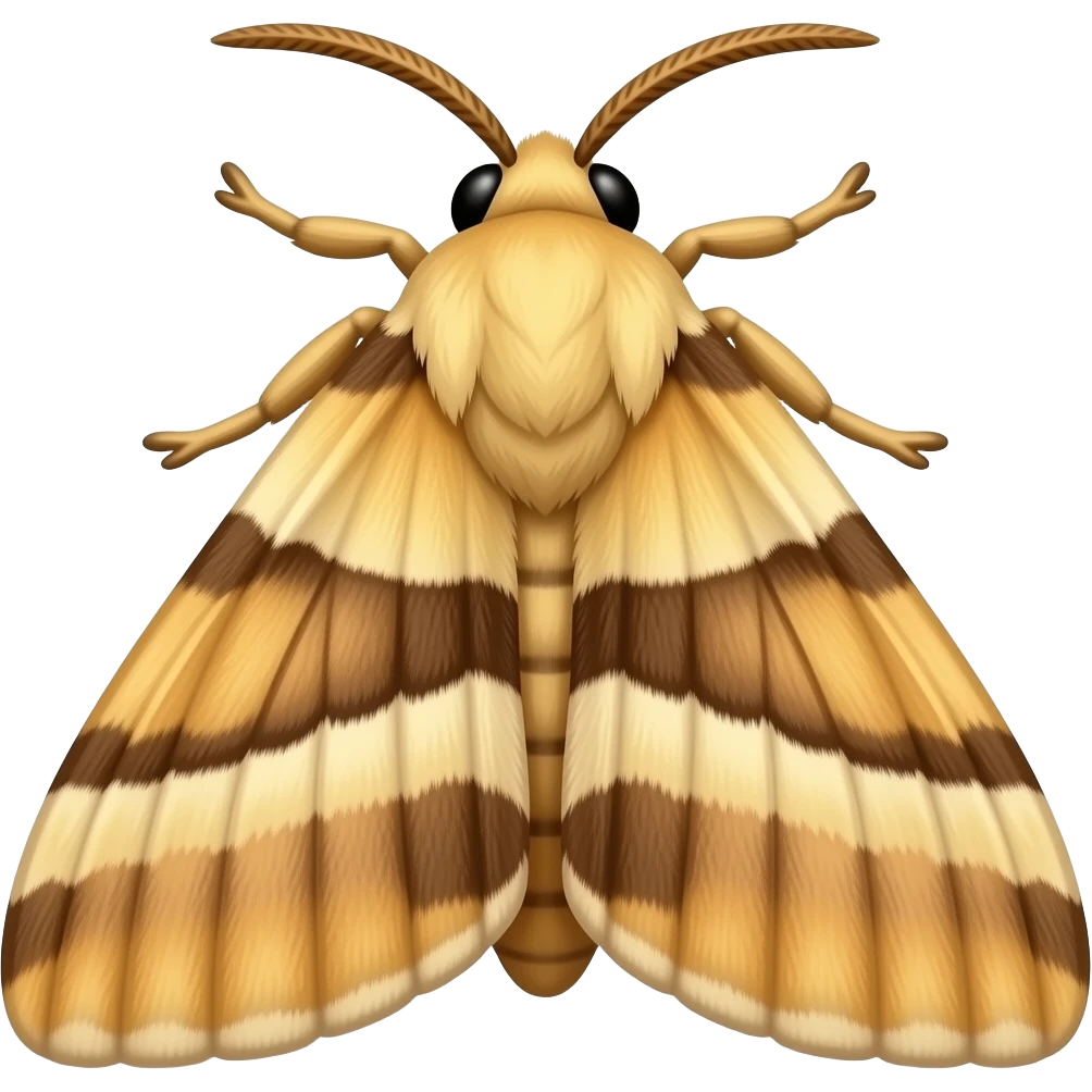 Rosy maple moth emoji