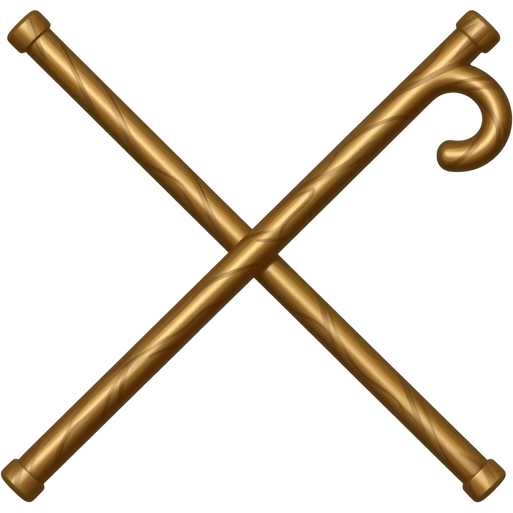walking stick emoji