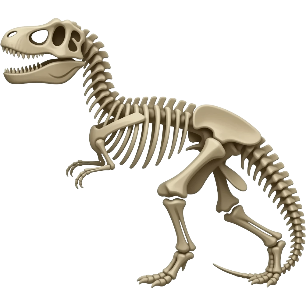 🦕skeleton emoji