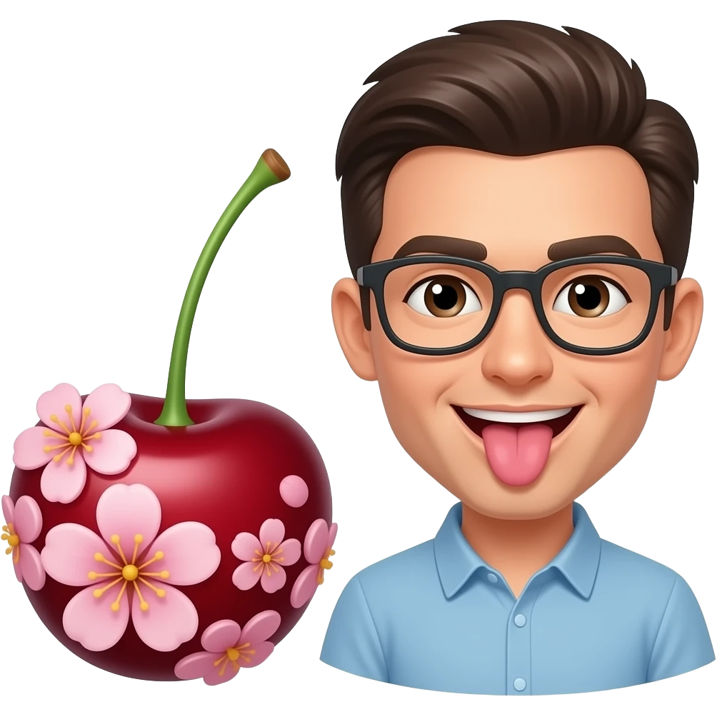 😝🌸 emoji