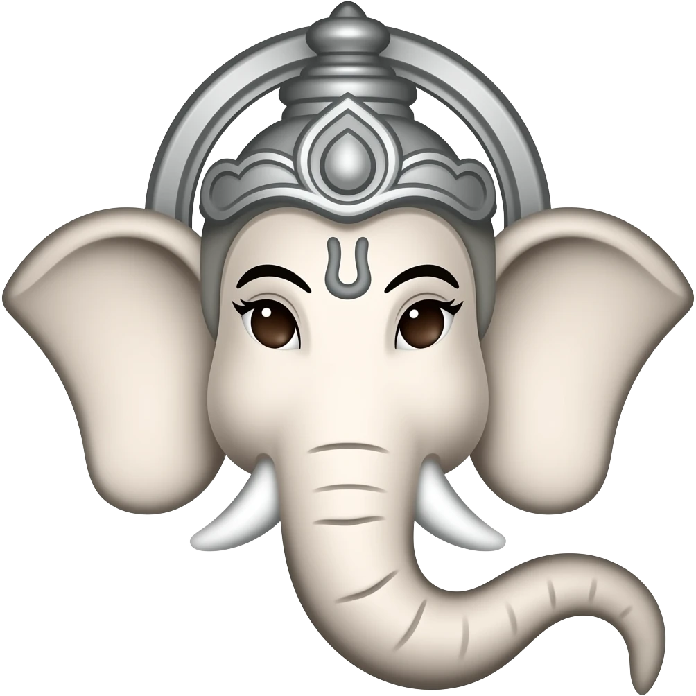 Ganesha outline emoji emoji