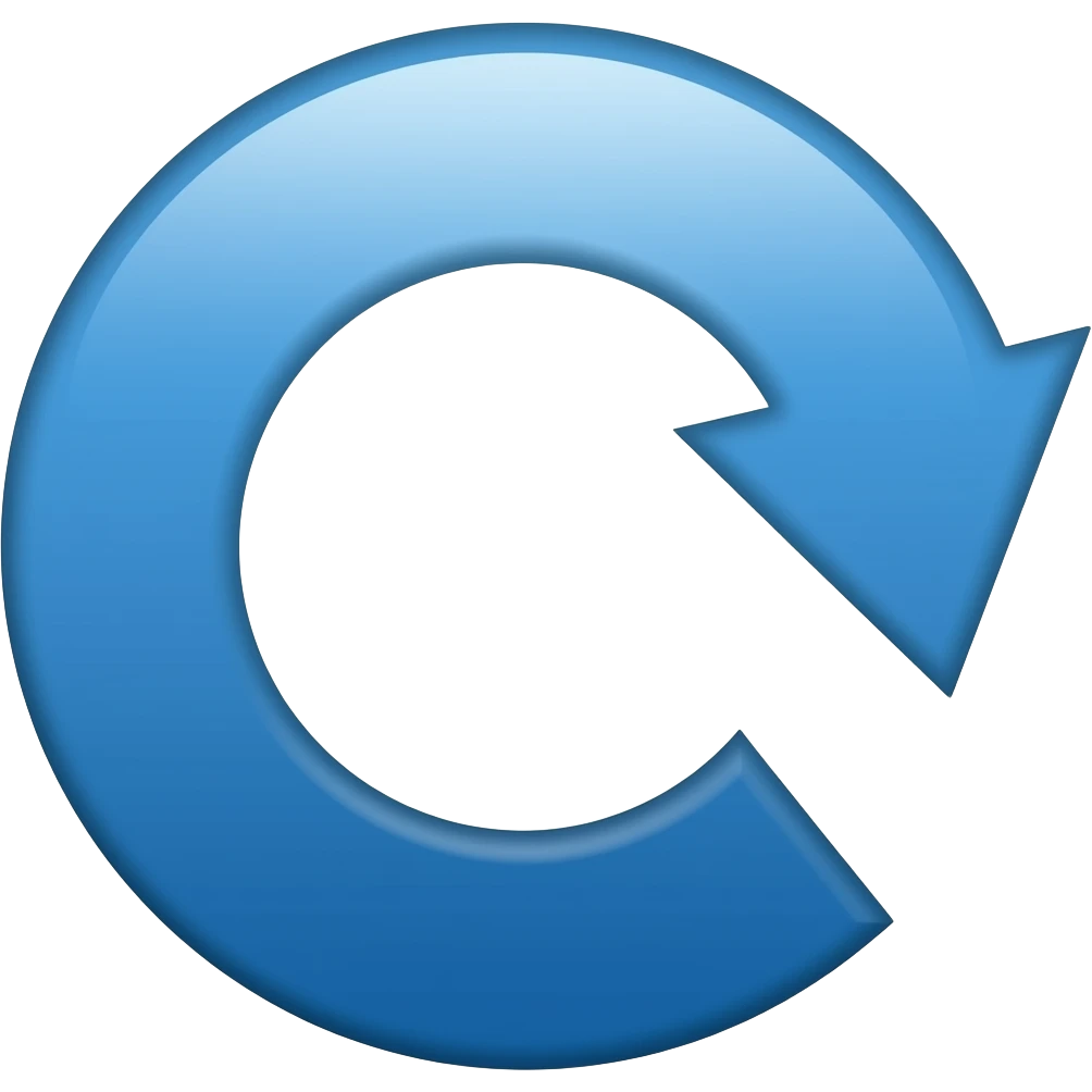blue counterclockwise arrow emoji