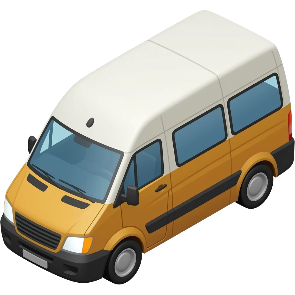 isometric van emoji