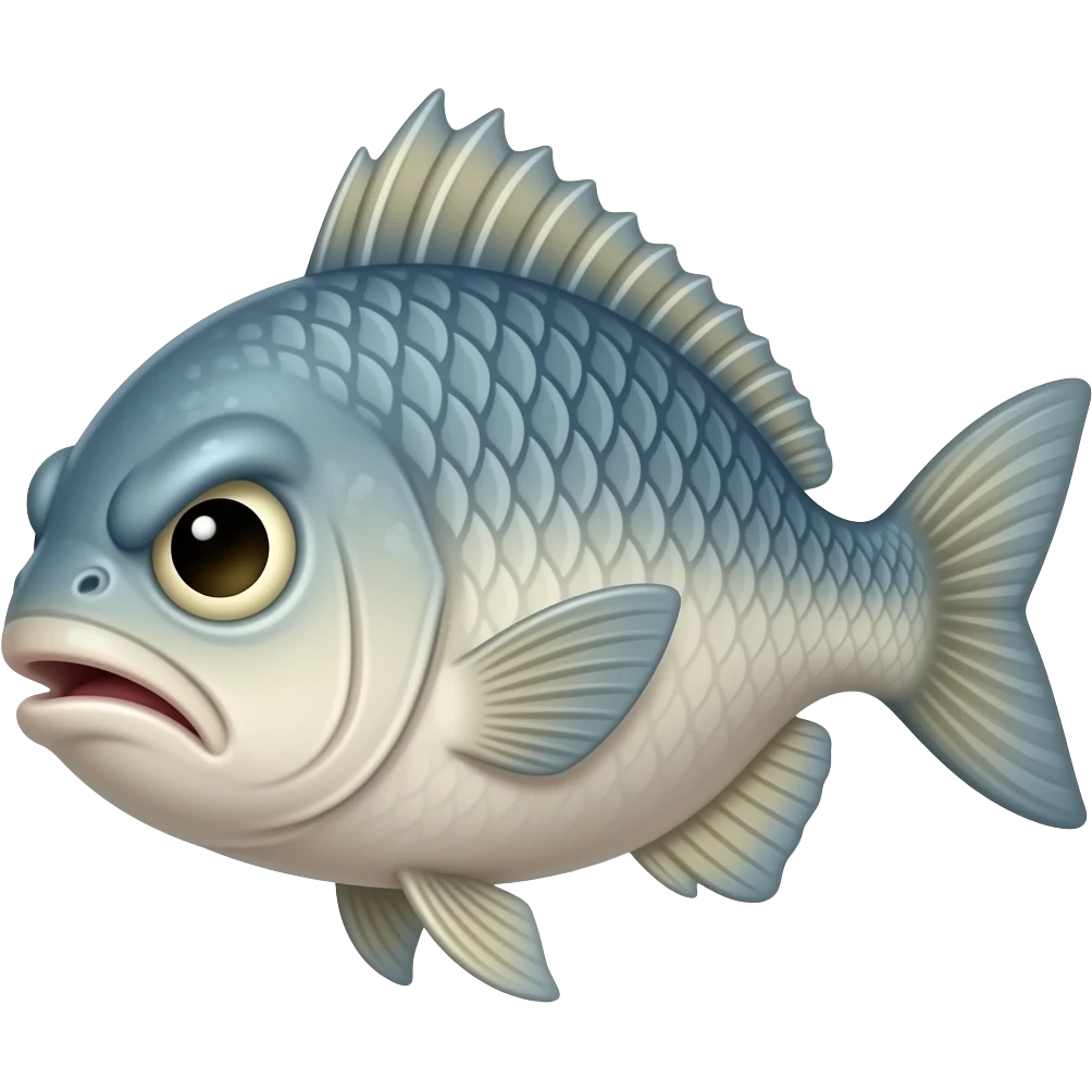 Scolding fish emoji