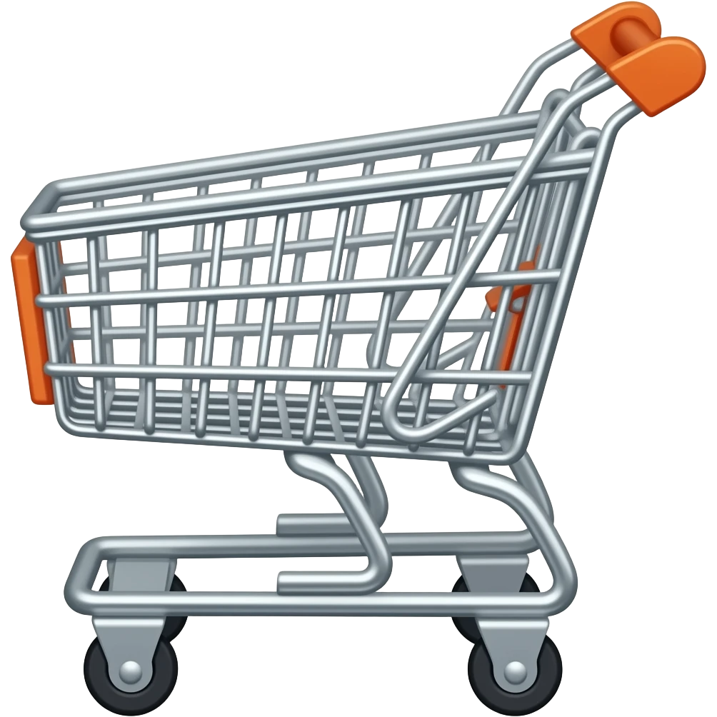 shopping cart emoji