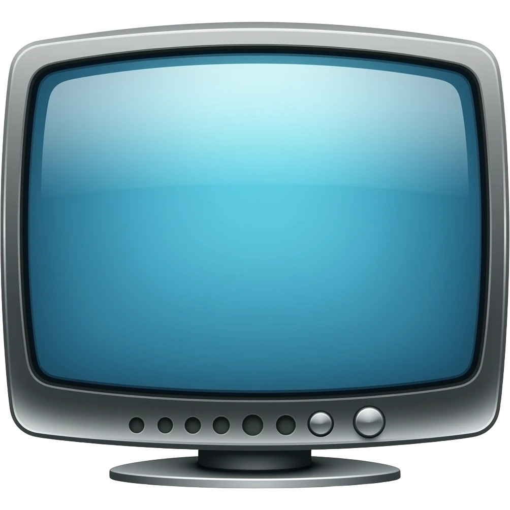 Rectangle like TV emoji