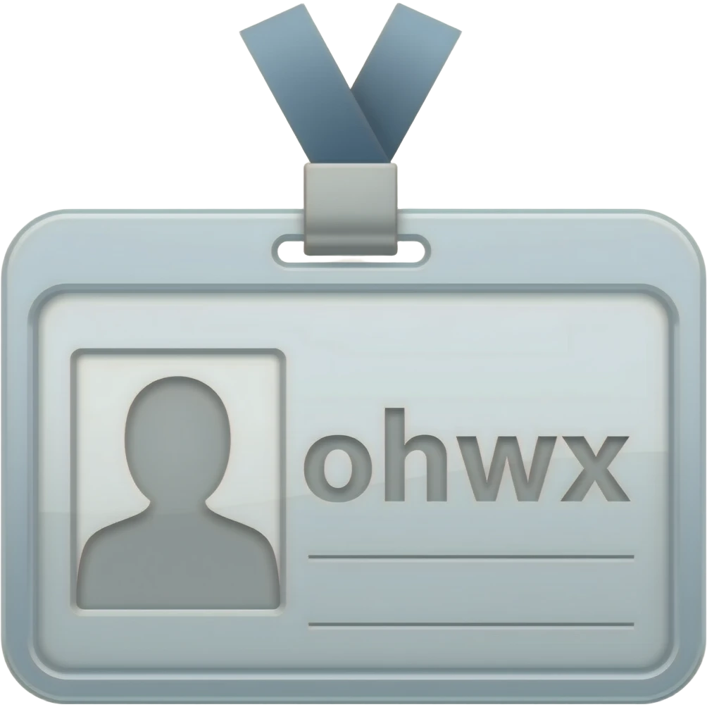 name badge emoji