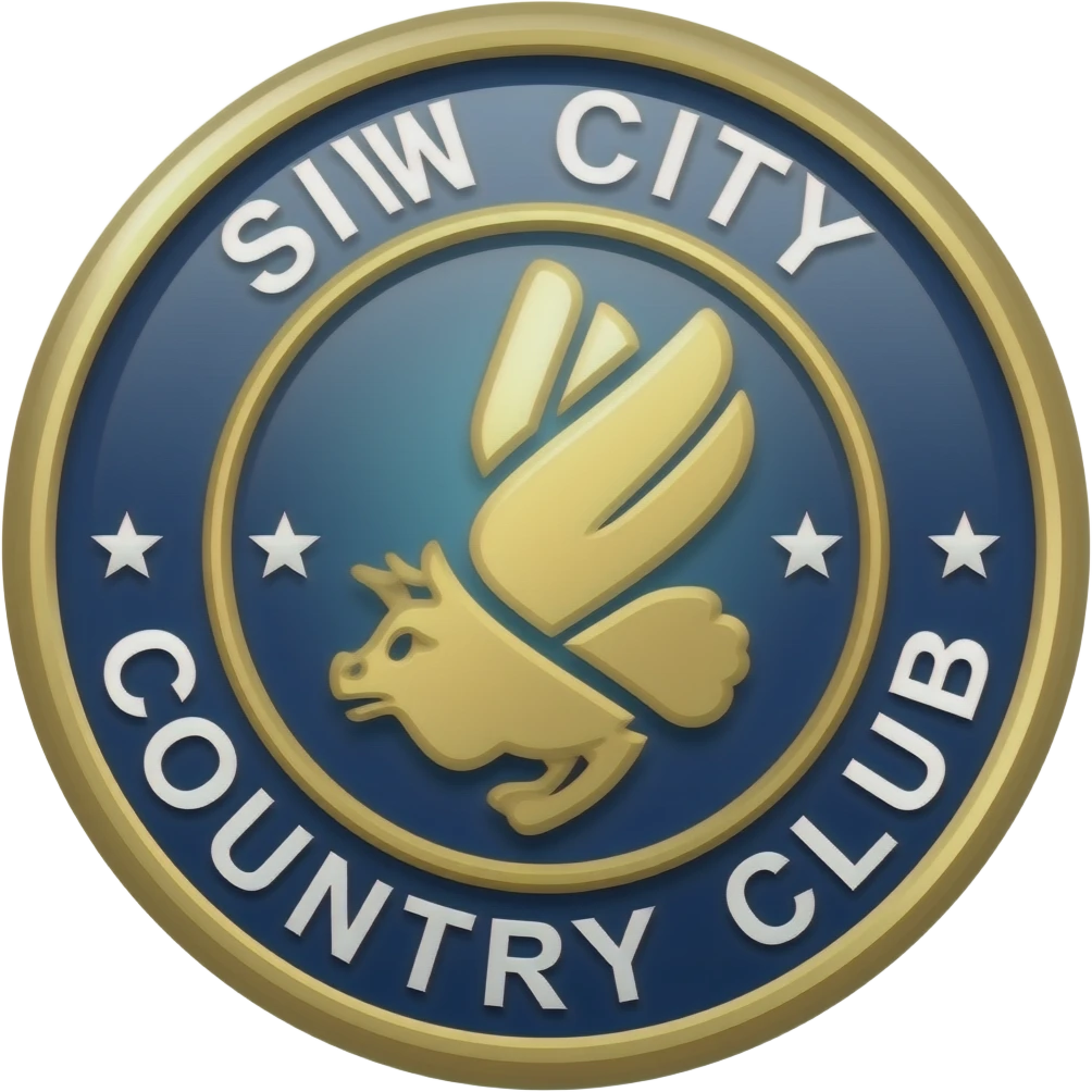 Skincity country club badge emoji
