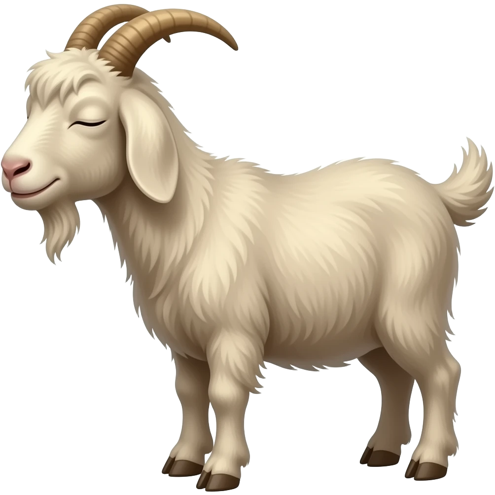 Goat snerzing emoji