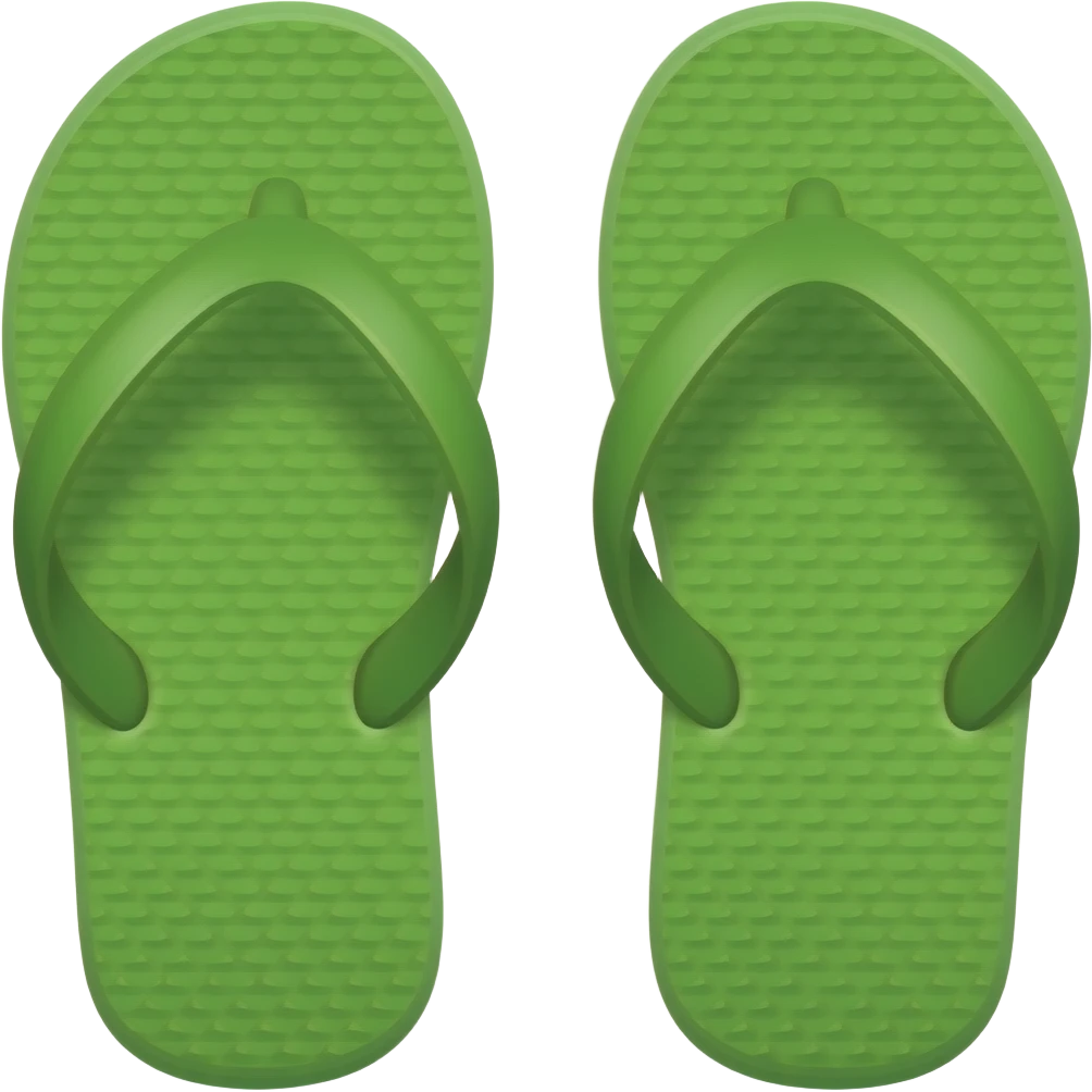 green slippers emoji